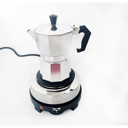 5 gear Dual Furnace Electric Stove Hot Milk Coffee Moka Pot - Temu