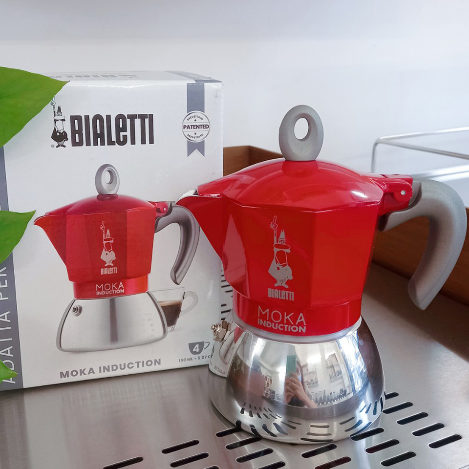 Buy Bialetti New Moka Induction 4 Cup Espresso maker Red