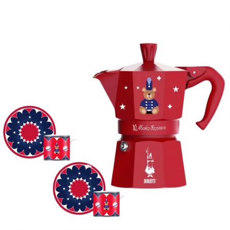 Bialetti Moka Express Orsetto Teddy Bear Red